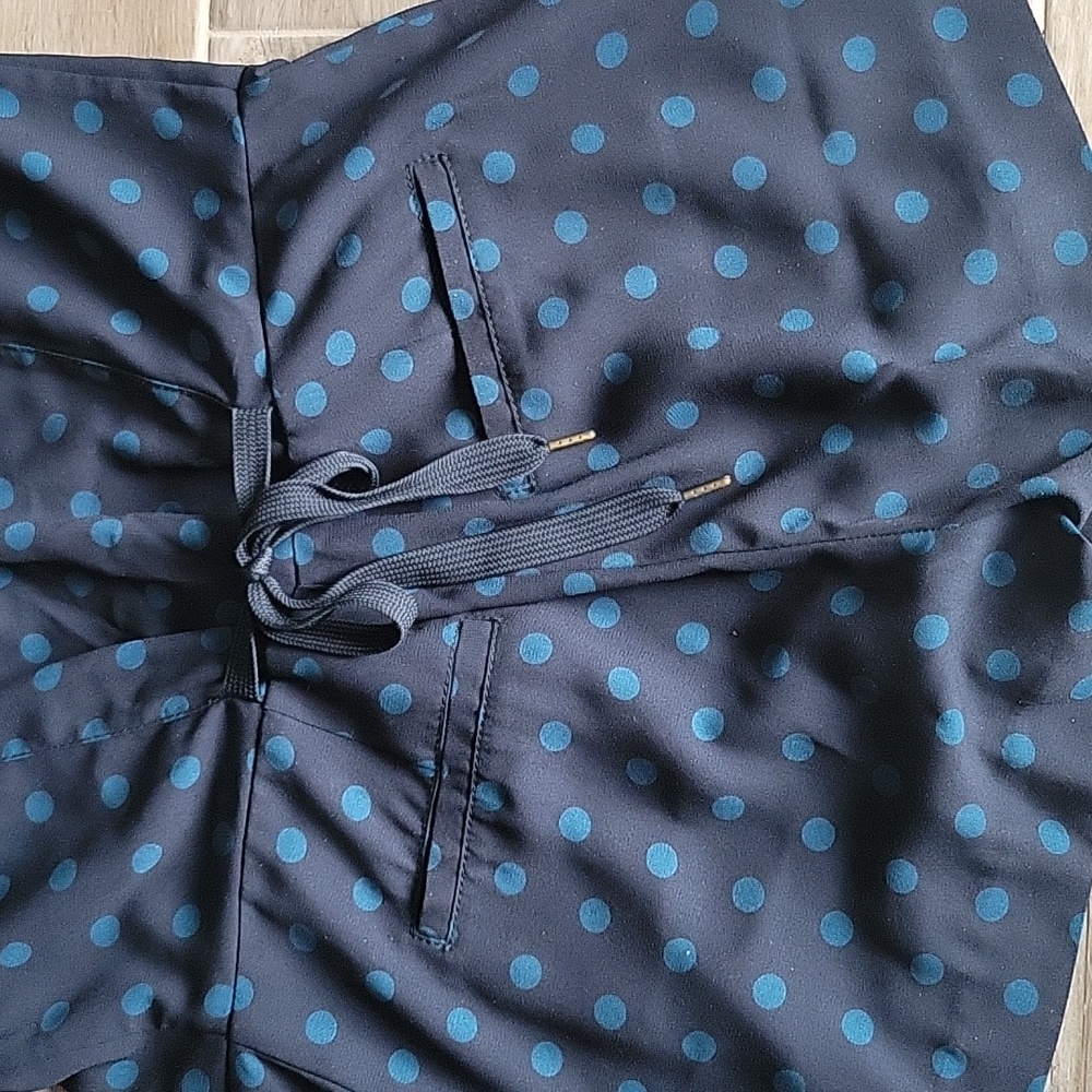 RACHEL Rachel Roy Navy Polka Dot Romper Size 6 - Picture 11 of 11